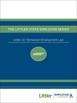 cover image of Littler on Tennessee Employment Law